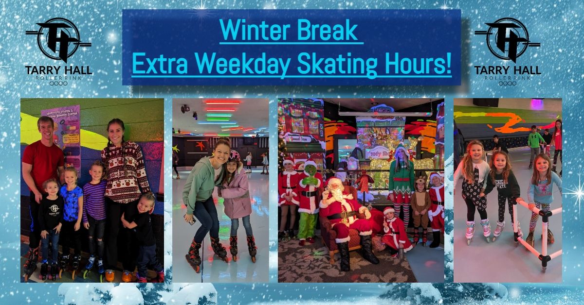 Winter Break Extra Weekday Skating Hours! 