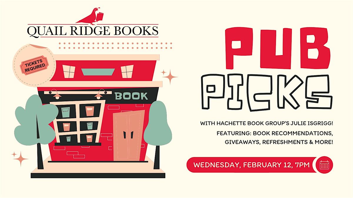 Pub Picks with Hachette Book Group!