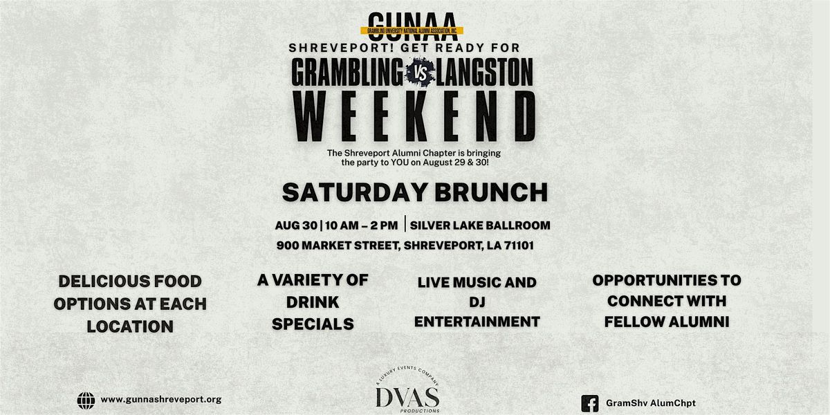 Bayou Blanc Brunch: Grambling vs Langston
