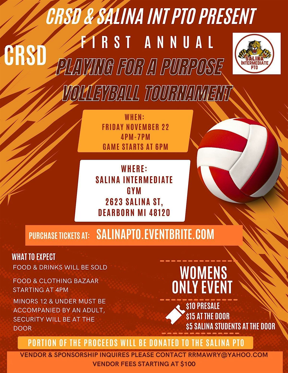 CRSD X SALINA PTO VOLLEY BALL TOURNAMENT