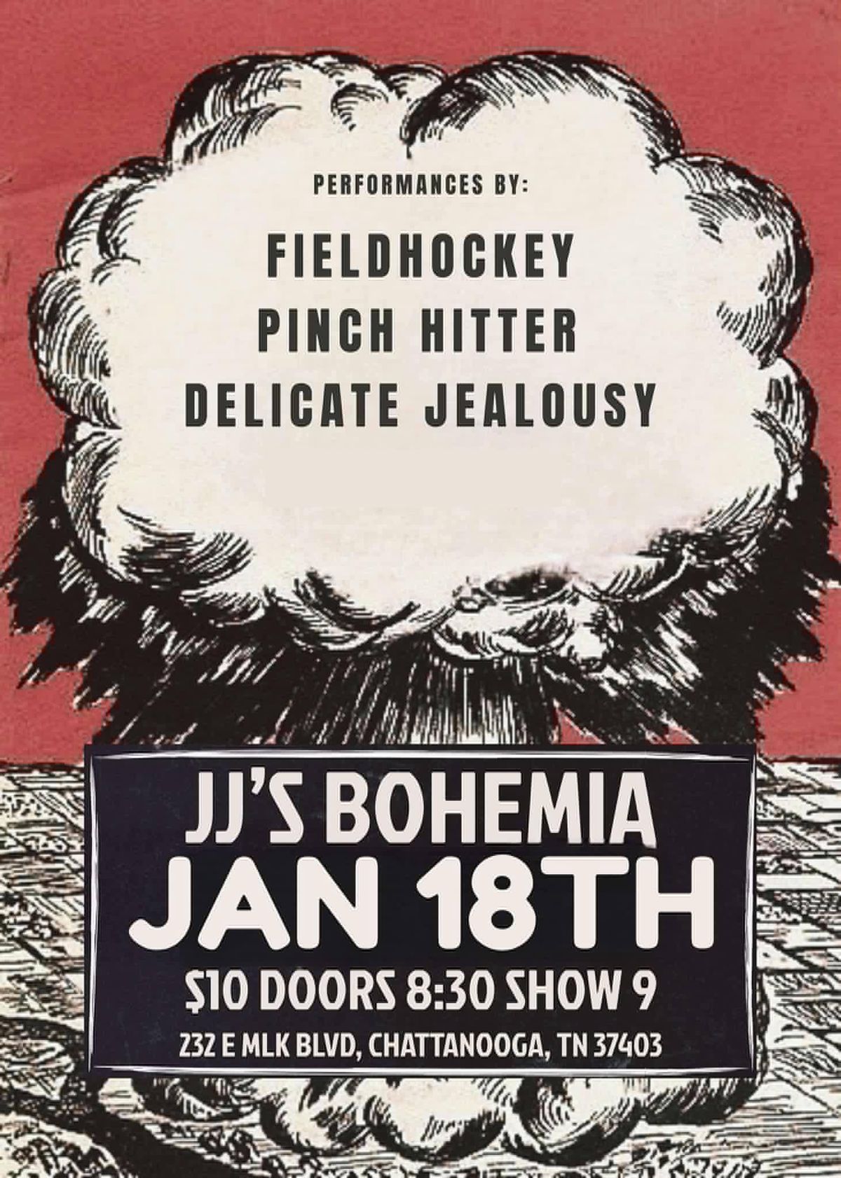 Fieldhockey, Pinch Hitter, and Delicate Jealousy at JJ's Bohemia