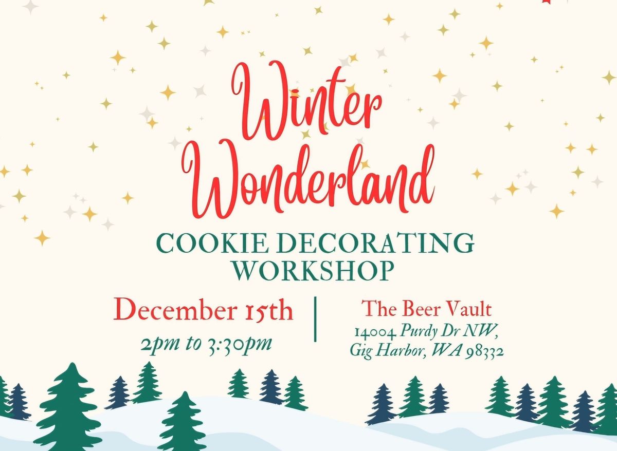 Winter Wonderland Cookie Decorating Workshop