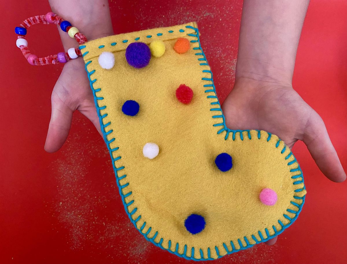 Felt Christmas Stocking workshop with Alisha Hayes