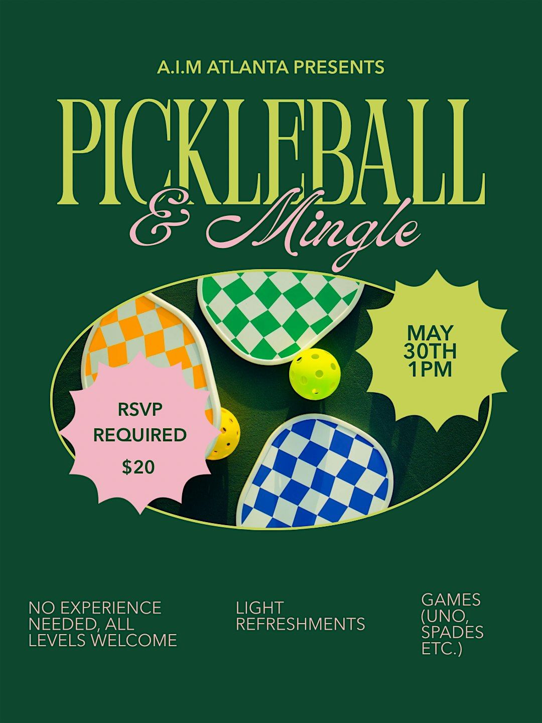 Pickleball and Mingle
