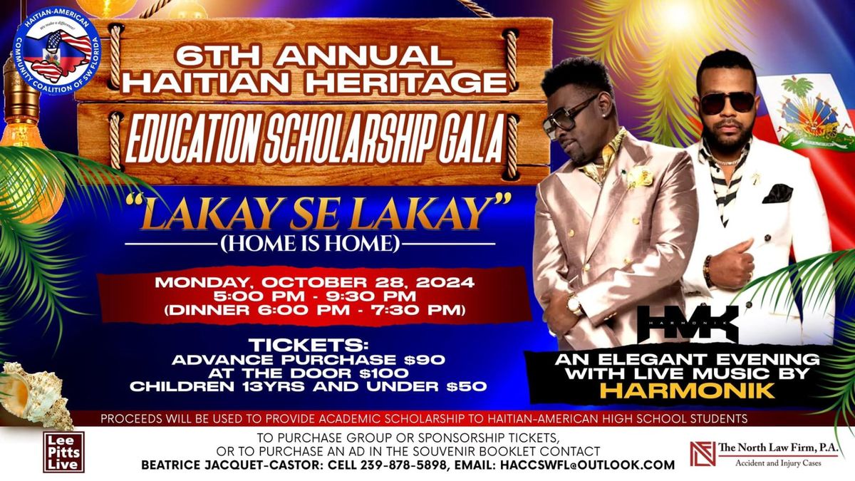 6th Annual Scholarship Gala-Haitian-American Community Coalition of SWFL