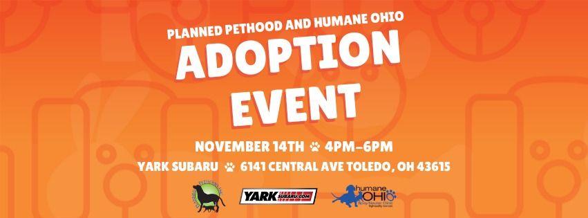 Planned Pethood & Humane Ohio Adoption Event