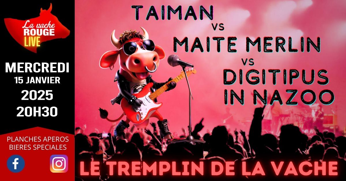 LE TREMPLIN DE LA VACHE - JAN-2025 \/\/ TAIMAN + MAITE MERLIN + DIGITIPUS IN NAZOO