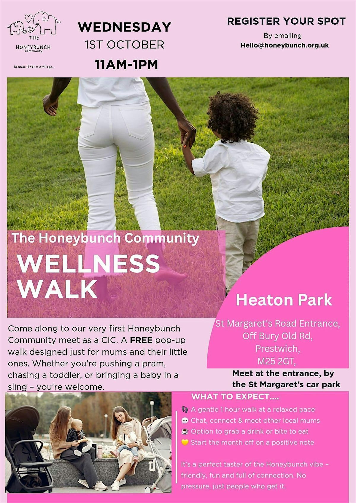 The Honeybunch Community -  Mum & Baby Wellness Walk