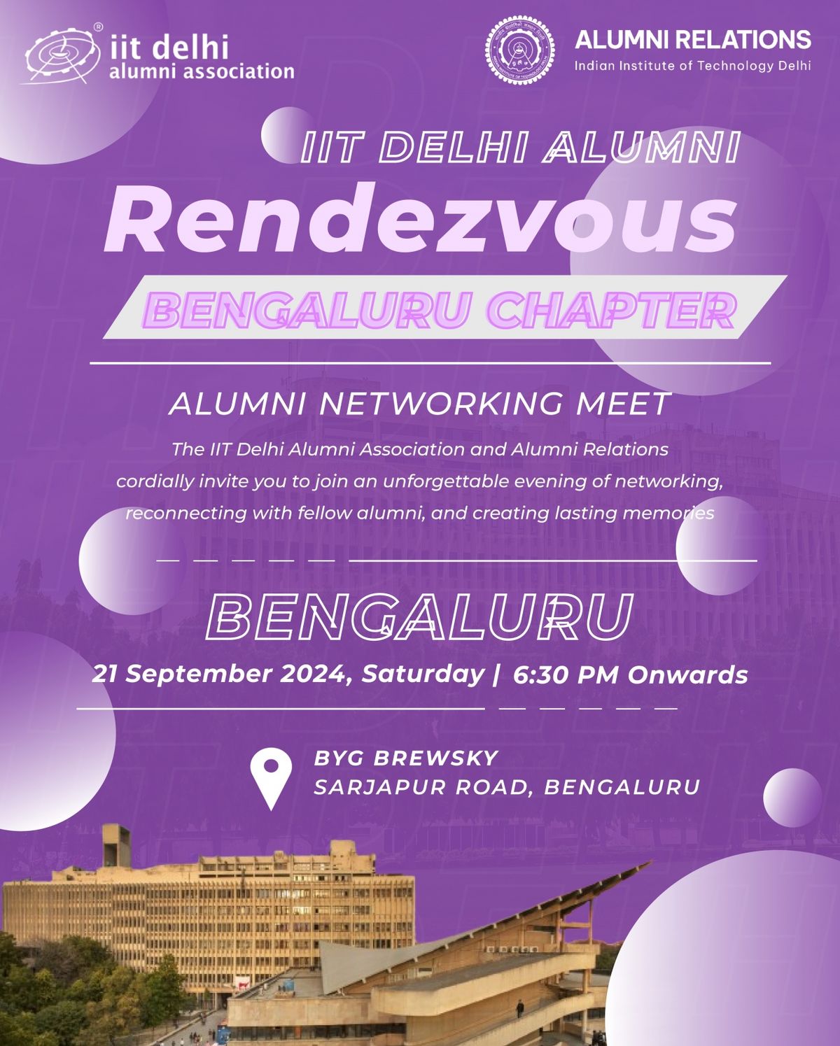 IITD Alumni - Networking Meet & Greet event at Bangalore