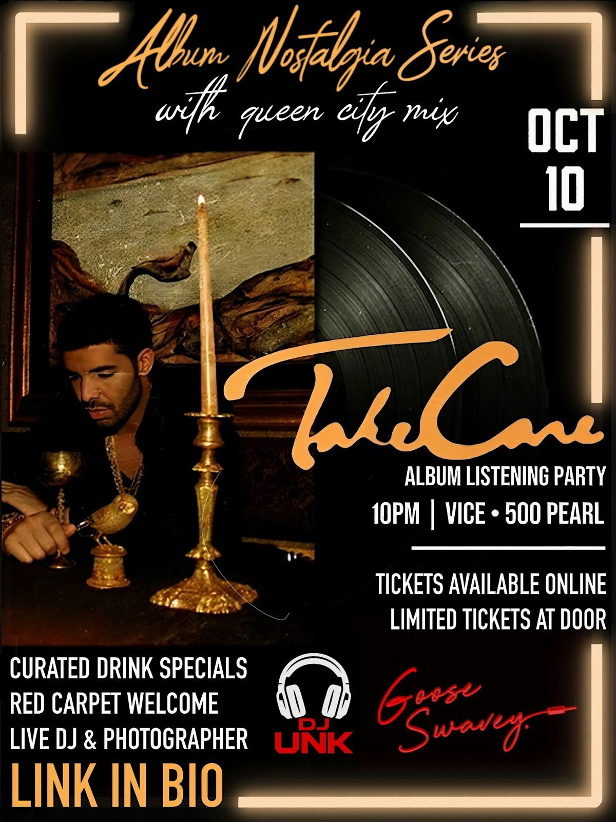 Album Nostalgia Series: Take Care Listening Party @ Vice Buffalo
