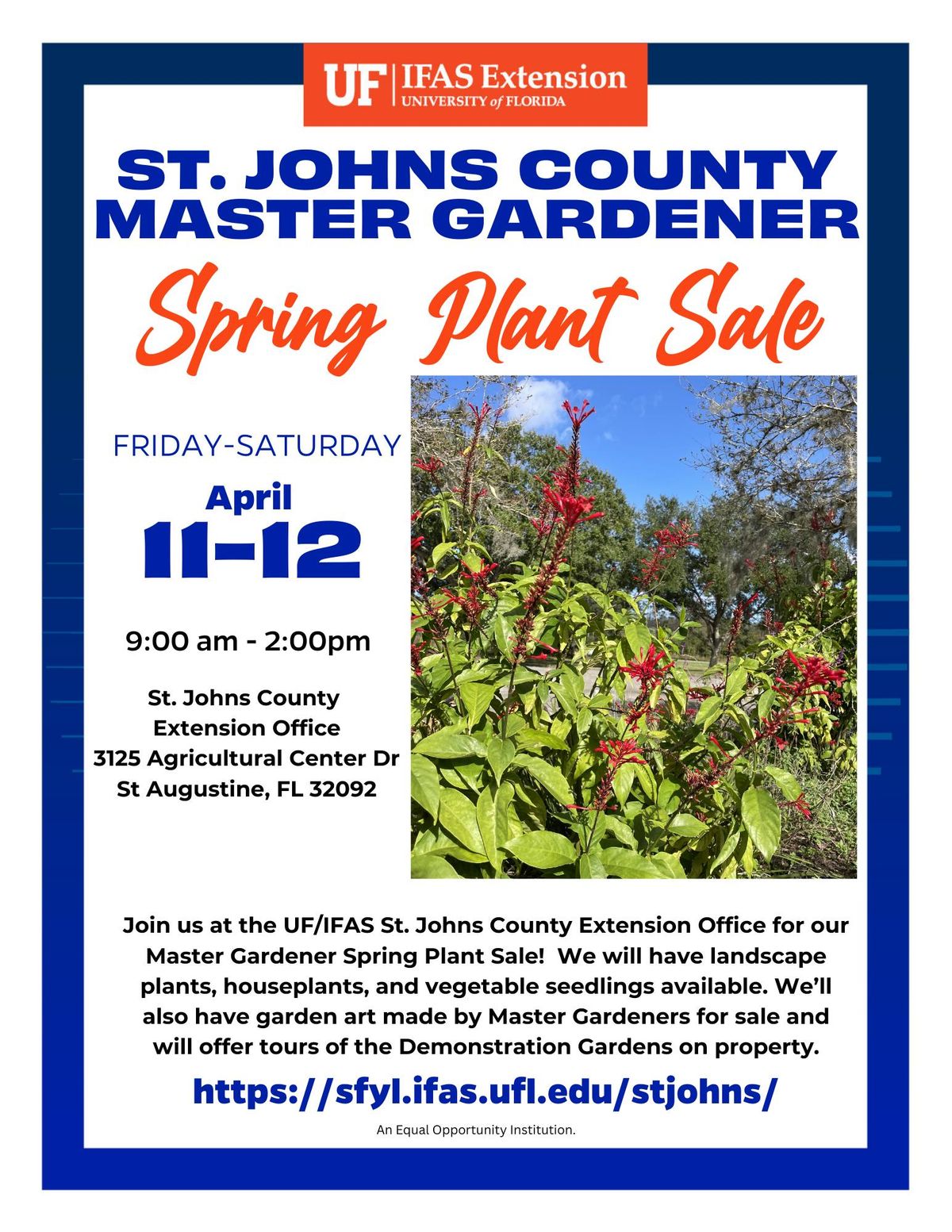 Master Gardener Spring Plant Sale