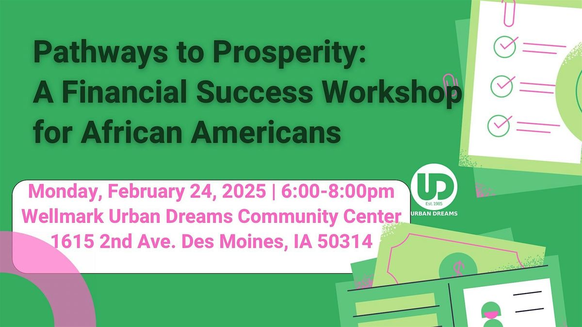 Pathways to Prosperity: A Financial Success Workshop for African Americans