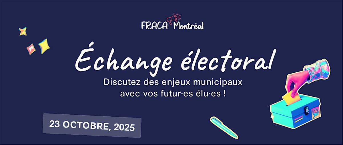 \u00c9change politique organis\u00e9 par le FRACA