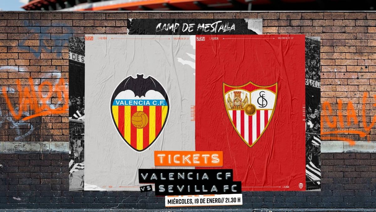 Sevilla FC vs Valencia CF at Estadio Ramon Sanchez Pizjuan