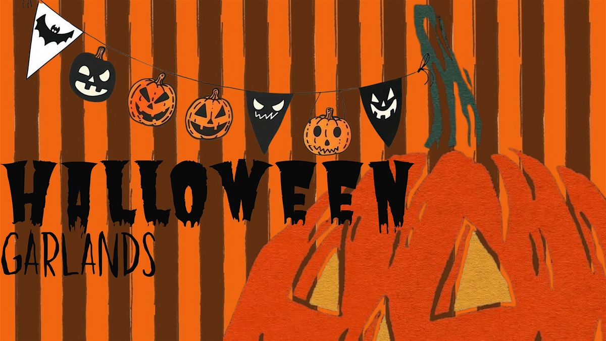 Fibre art club - Halloween Garlands
