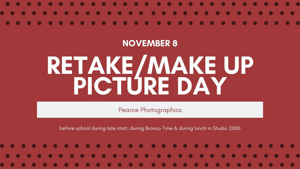 2024-25 Retake\/Make Up Picture Day