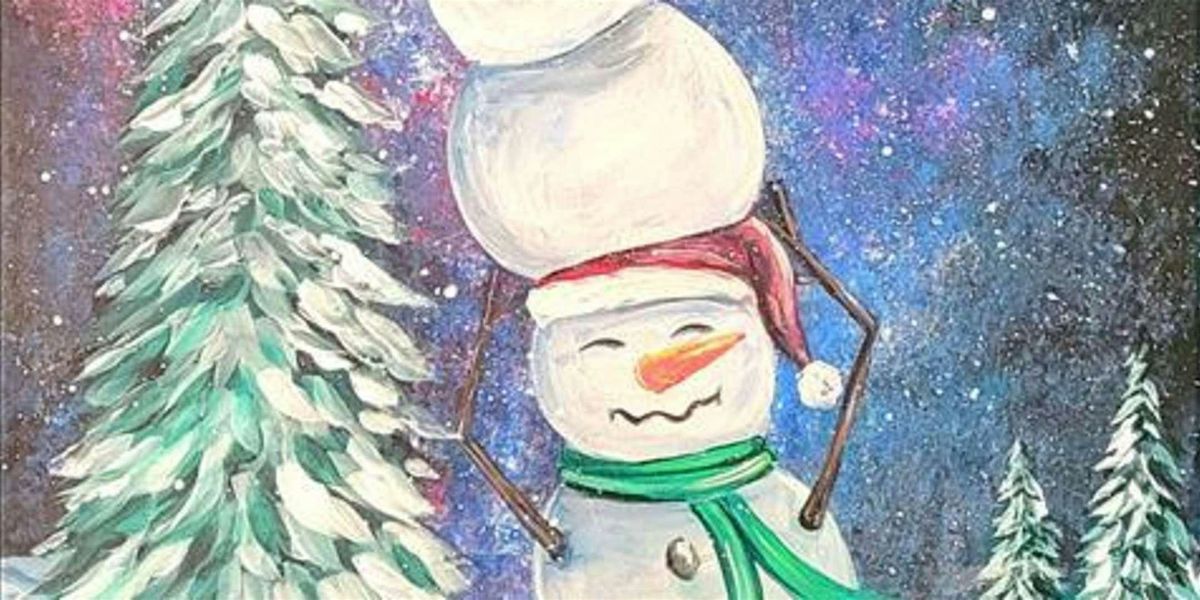 Jolly Snowmen - Paint and Sip by Classpop!\u2122