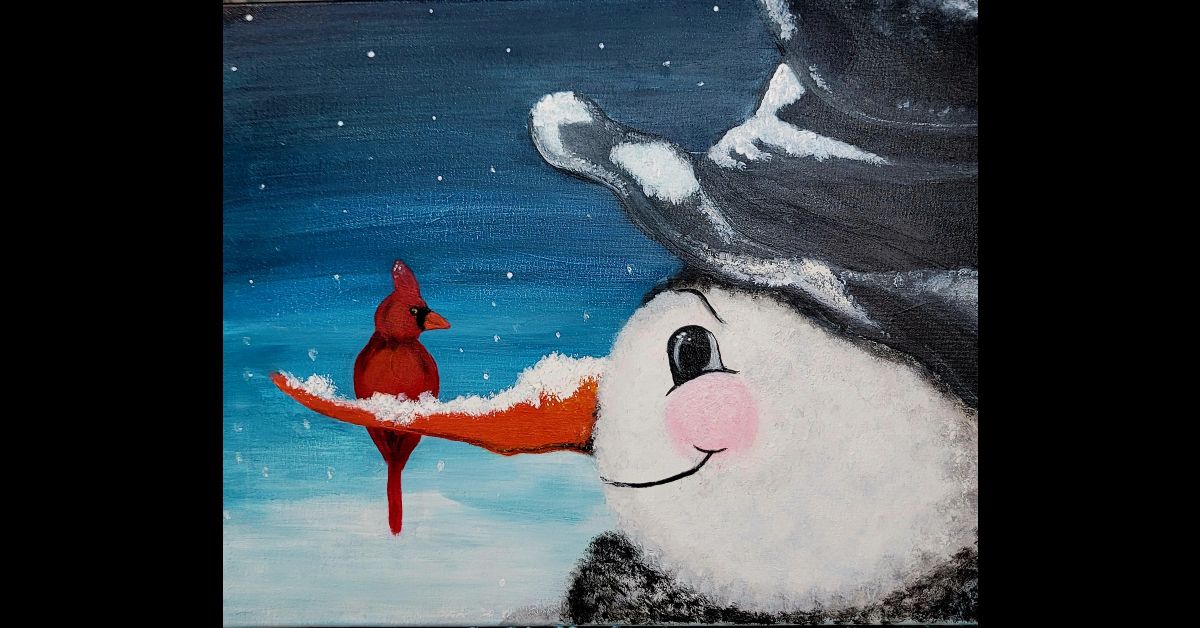 Snowman Paint-Night Event Gator's Shack Loxahatchee