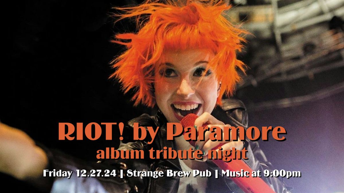 RIOT! by Paramore album tribute night