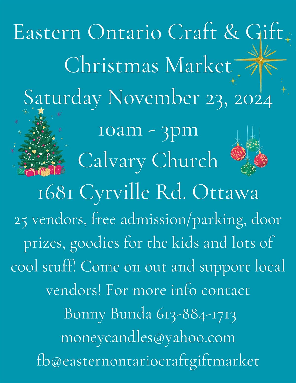 Christmas Gift Market Saturday November 23, 2024