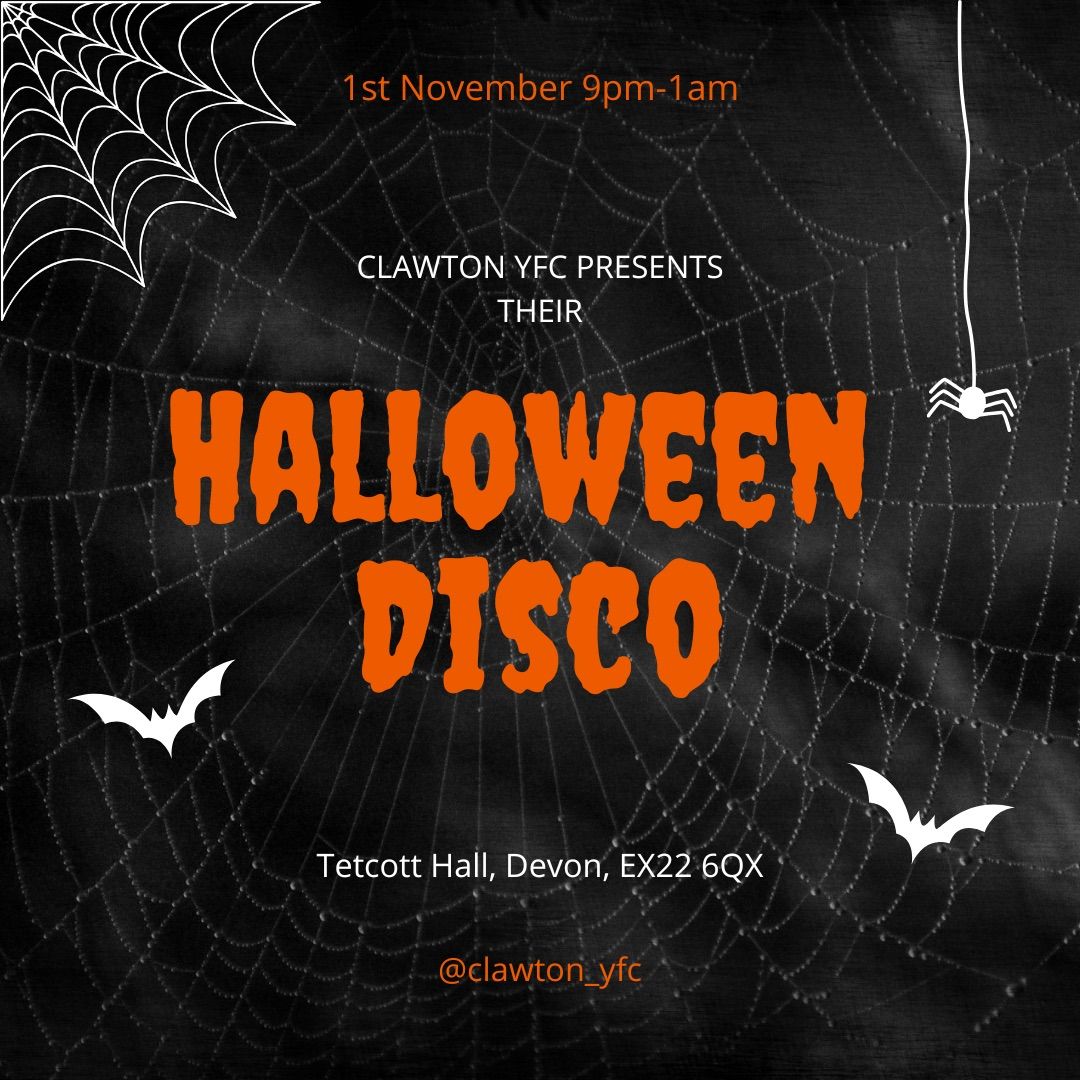 Clawton YFC Halloween Disco\ud83e\udd42\ud83c\udf83