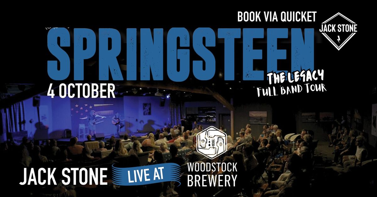 Jack Stone Presents Springsteen (The Legacy) at Woodstock Brewery