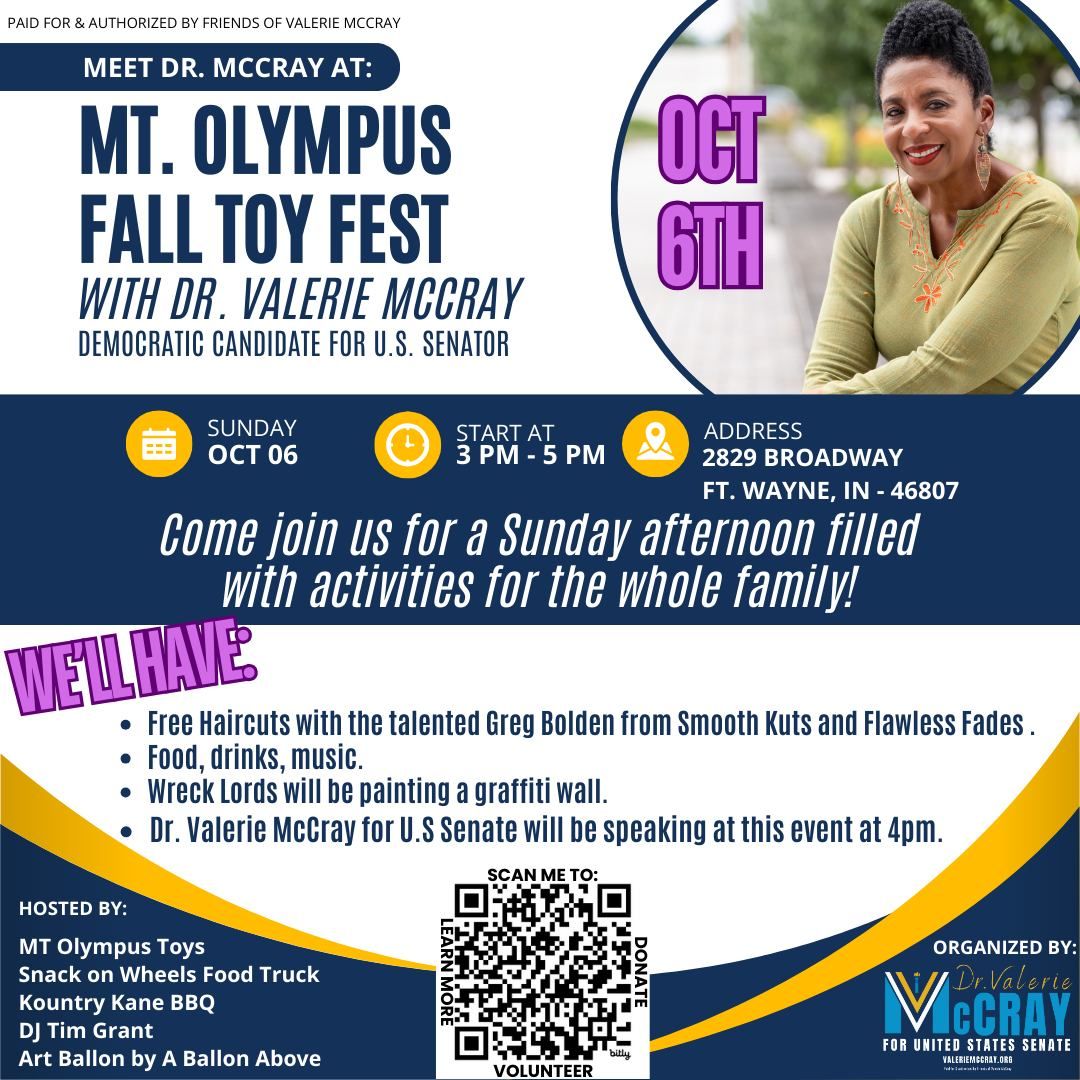 MT. Olympus Fall Toy Fest with Dr. Valerie McCray