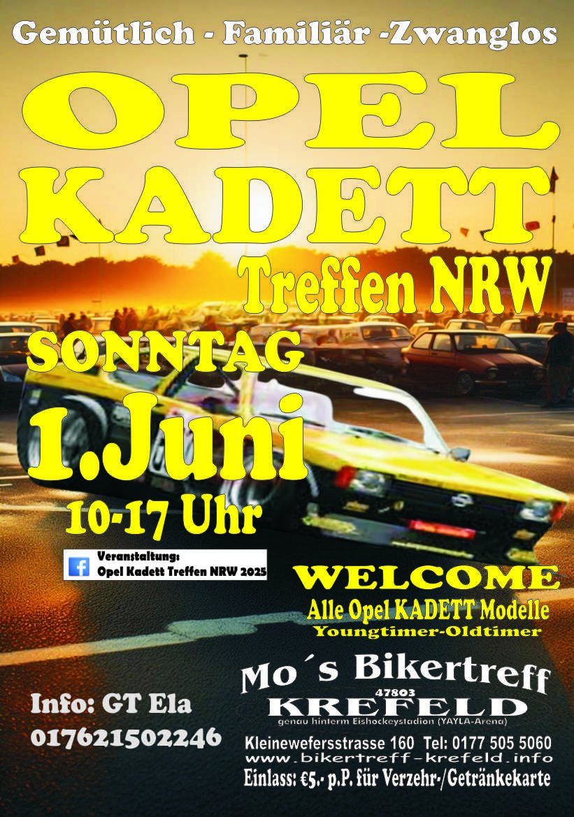 Opel Kadett Treffen NRW 2025