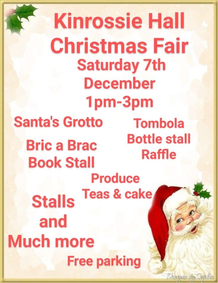 Kinrossie Hall Christmas Fair