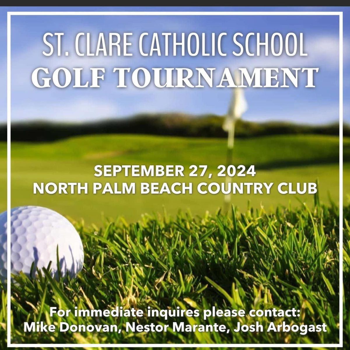 SCCS Golf Tournament