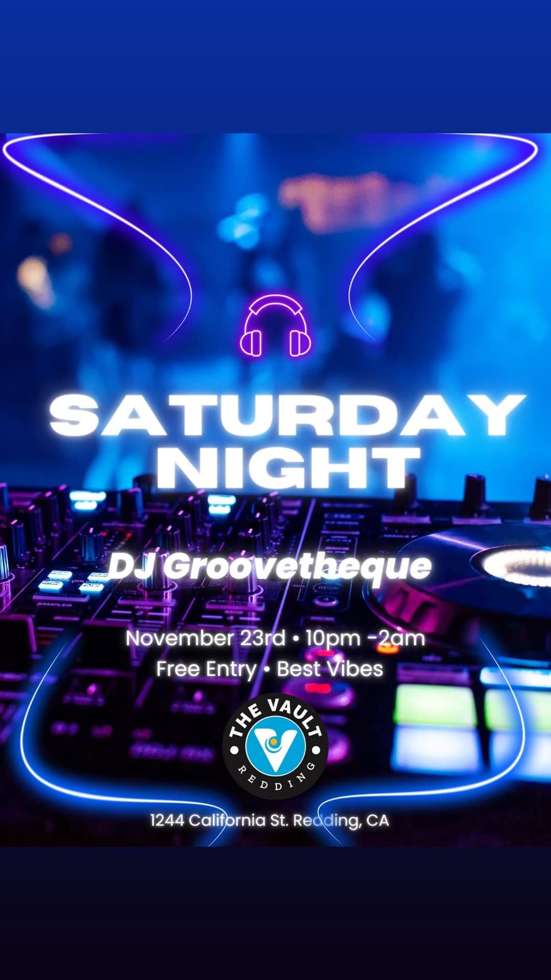 Saturday Night Vibes with DJ Groovetheque