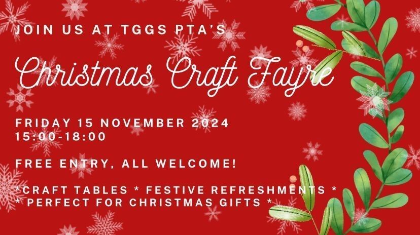 TGGS PTA's Christmas Craft Fayre