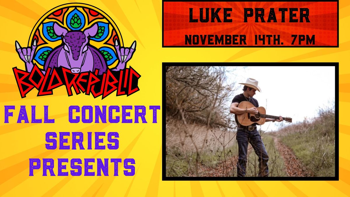 Luke Prater- Fall Concert Series Finale