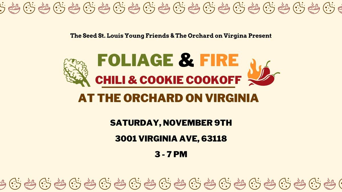 Foliage & Fire: Chili & Cookie Cookoff