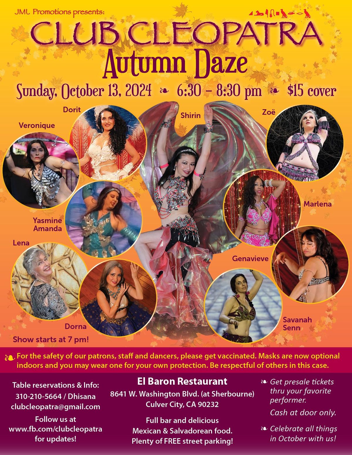 Club Cleopatra\u2019s Autumn Daze