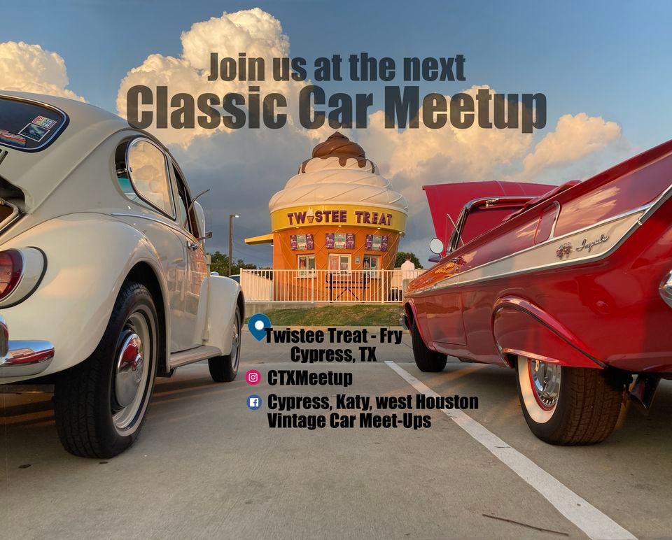 Cypress, west Houston Classic Car Meet-Up at Twistee Treat