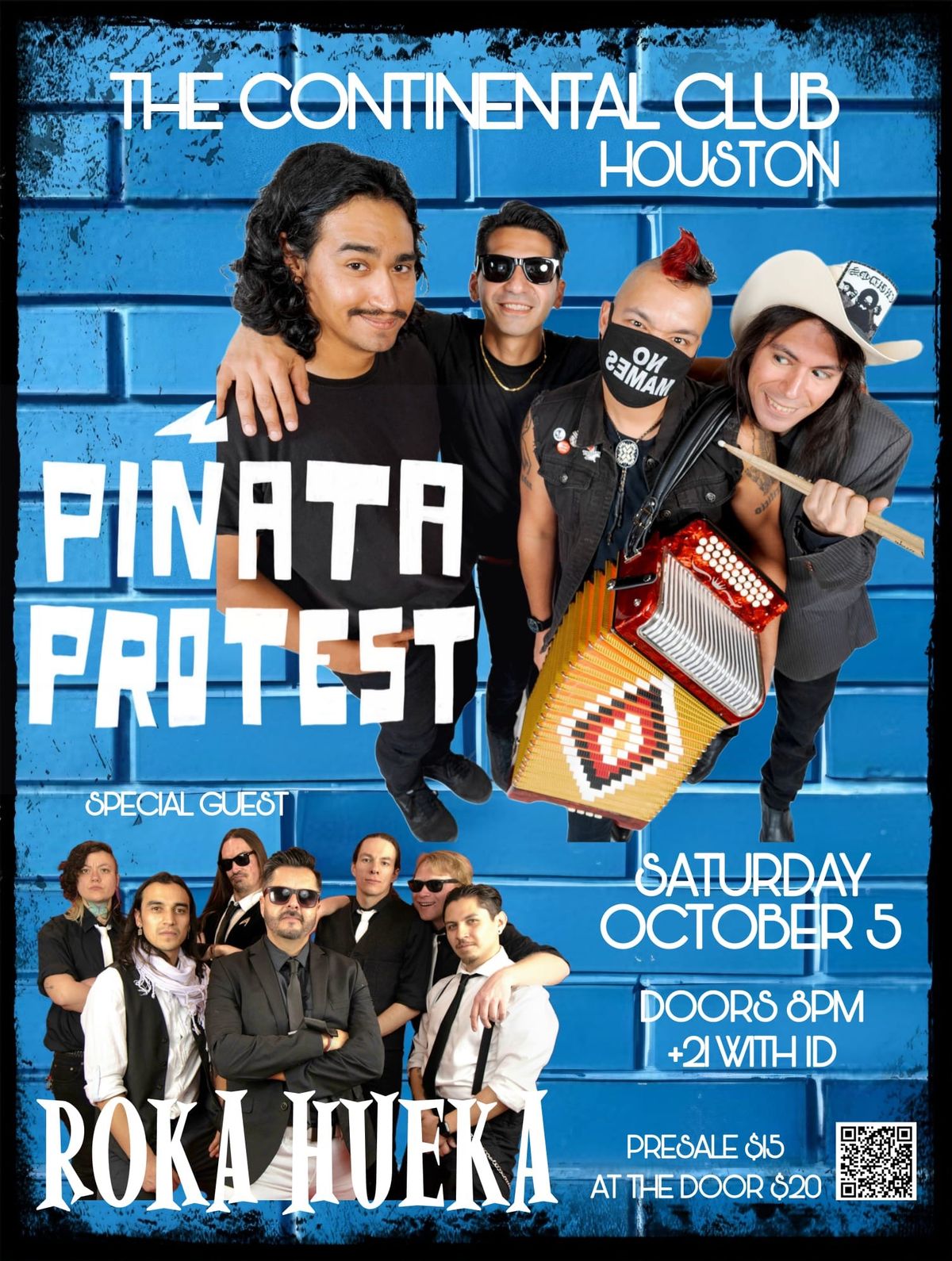 Pi\u00f1ata Protest and Roka Hueka (Denver, CO) - Accordion Fueled Punk Rock and Latin Ska!