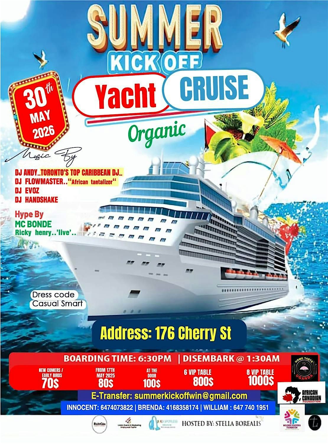 SUMMERKICKOFF BOAT CRUISE 2026