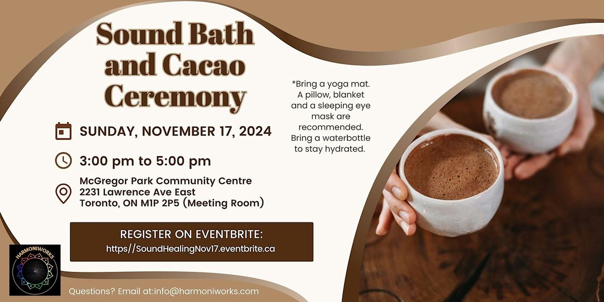 Sound Bath with Cacao Ceremony