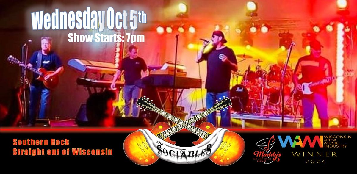 The Sociables return to Maddy's in Waukesha 10\/5\/24