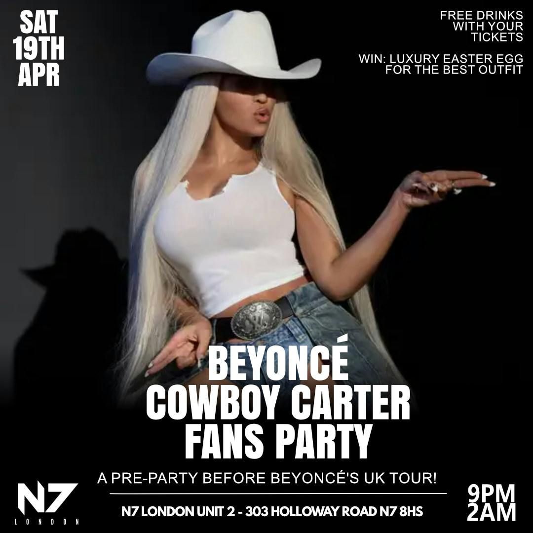 Beyonc\u00e9 Cowboy Carter Fans Pre Party. 