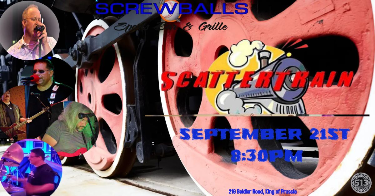 It's that time...Scattertrain roars into Screwballs!  It's party time!