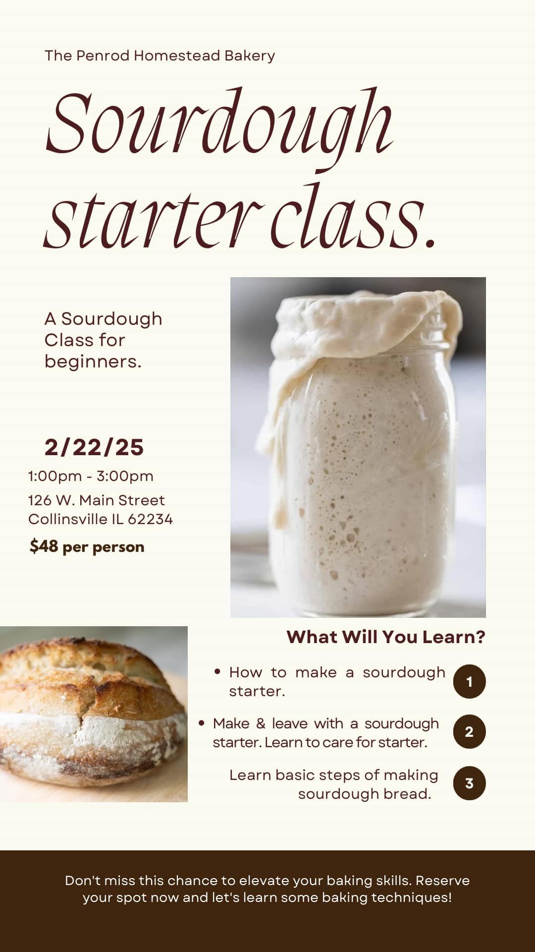 Sourdough Starter Class