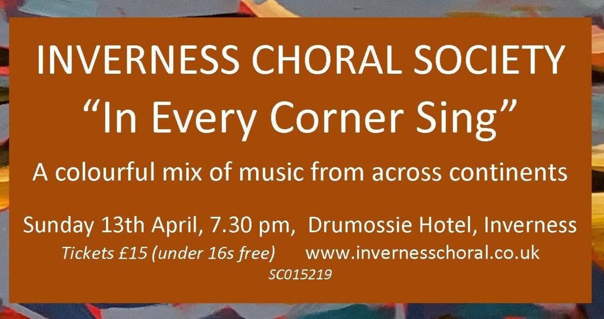 Spring Concert - 'In Every Corner Sing'