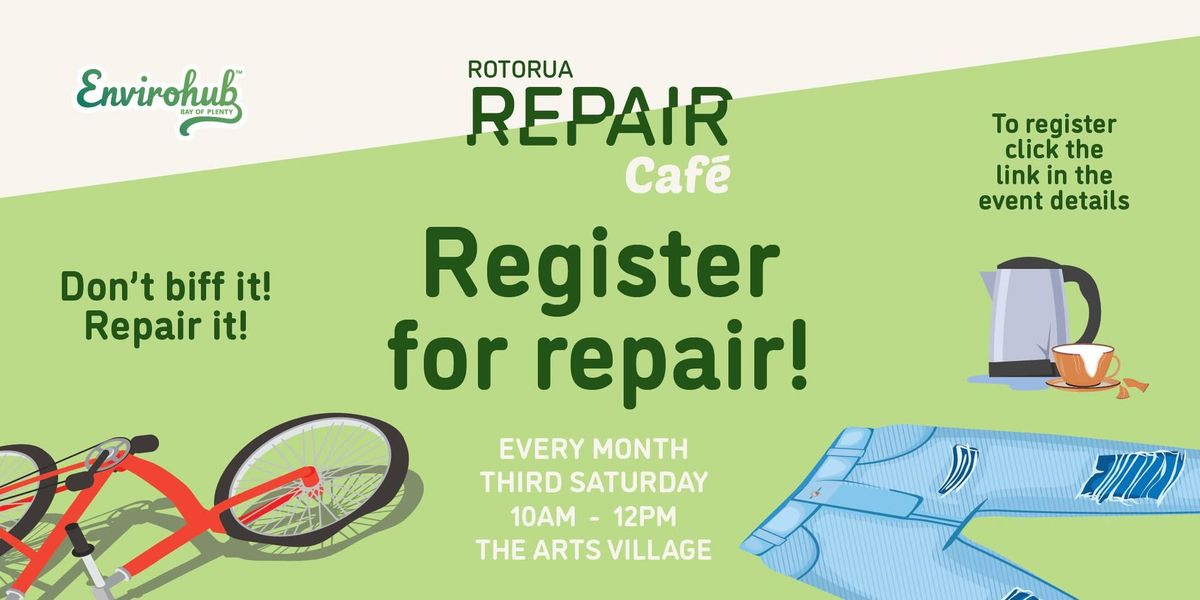 Rotorua Repair Caf\u00e9