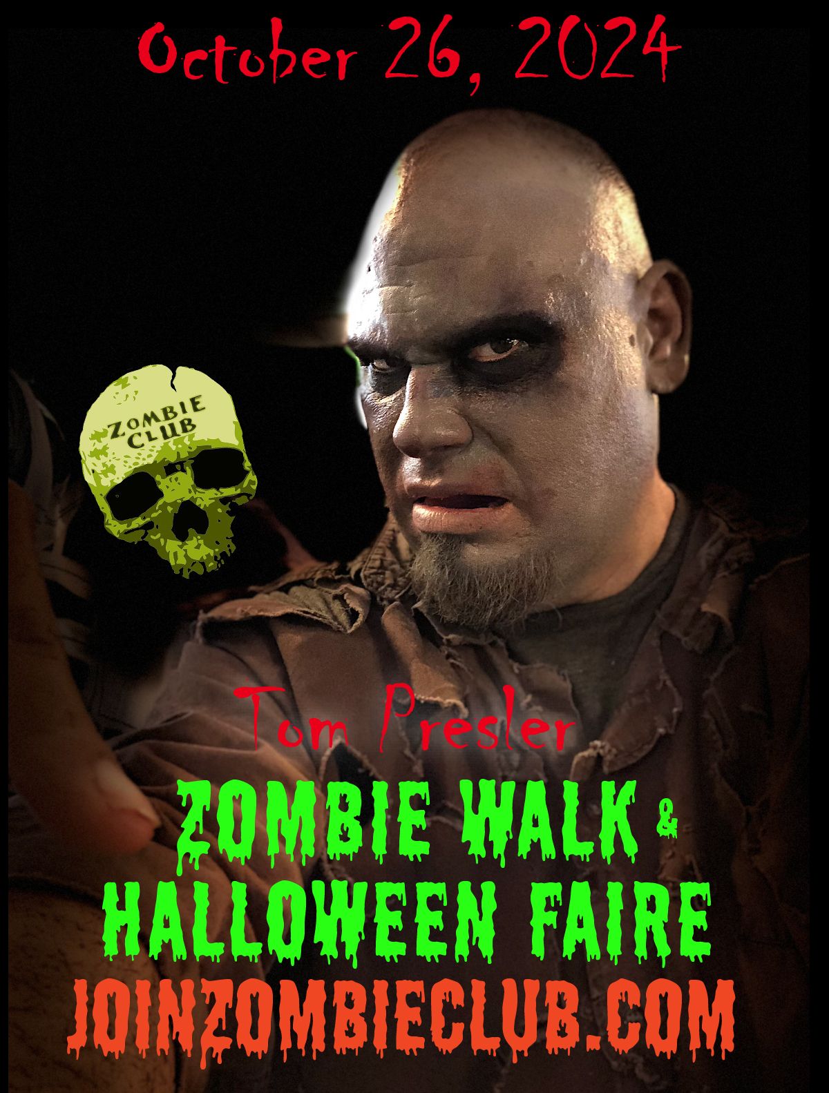 Tom Presler Zombie Walk & Halloween Faire 2024