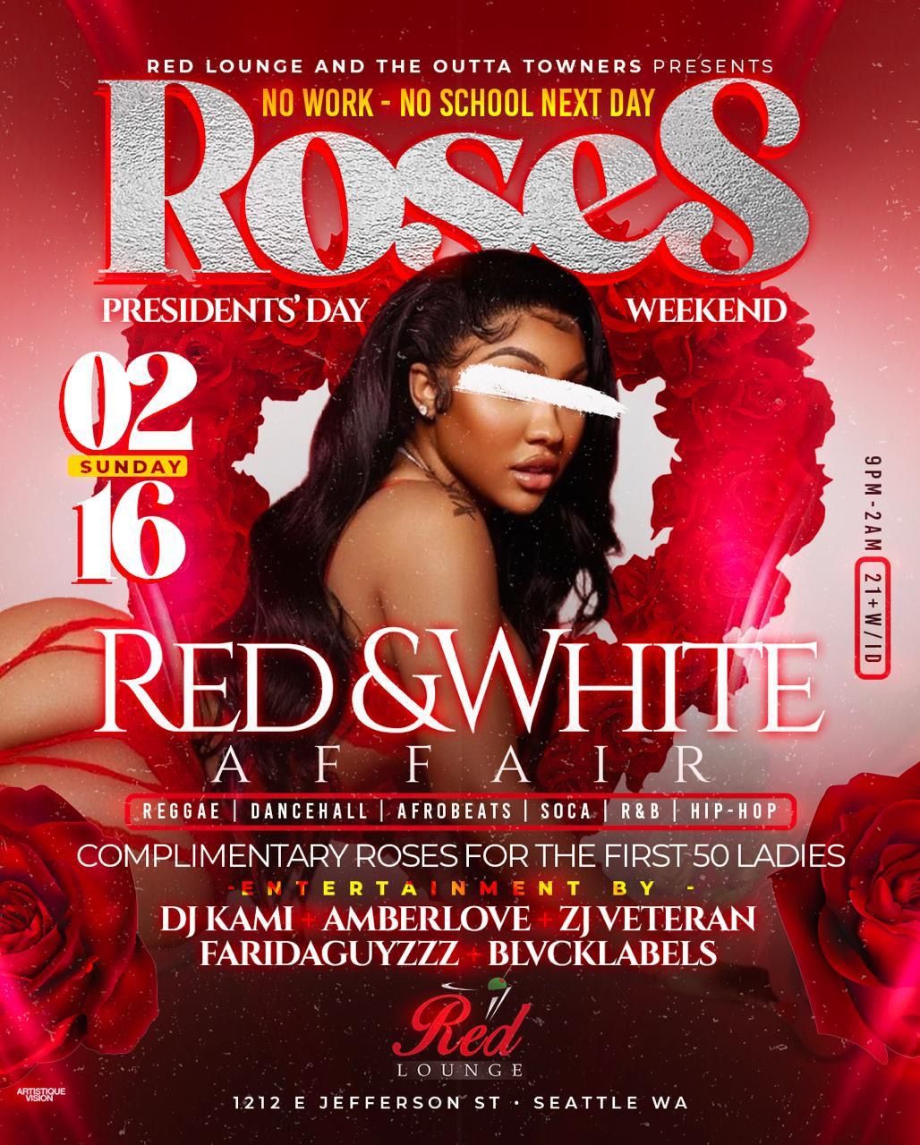 Roses "Red & White Affair"