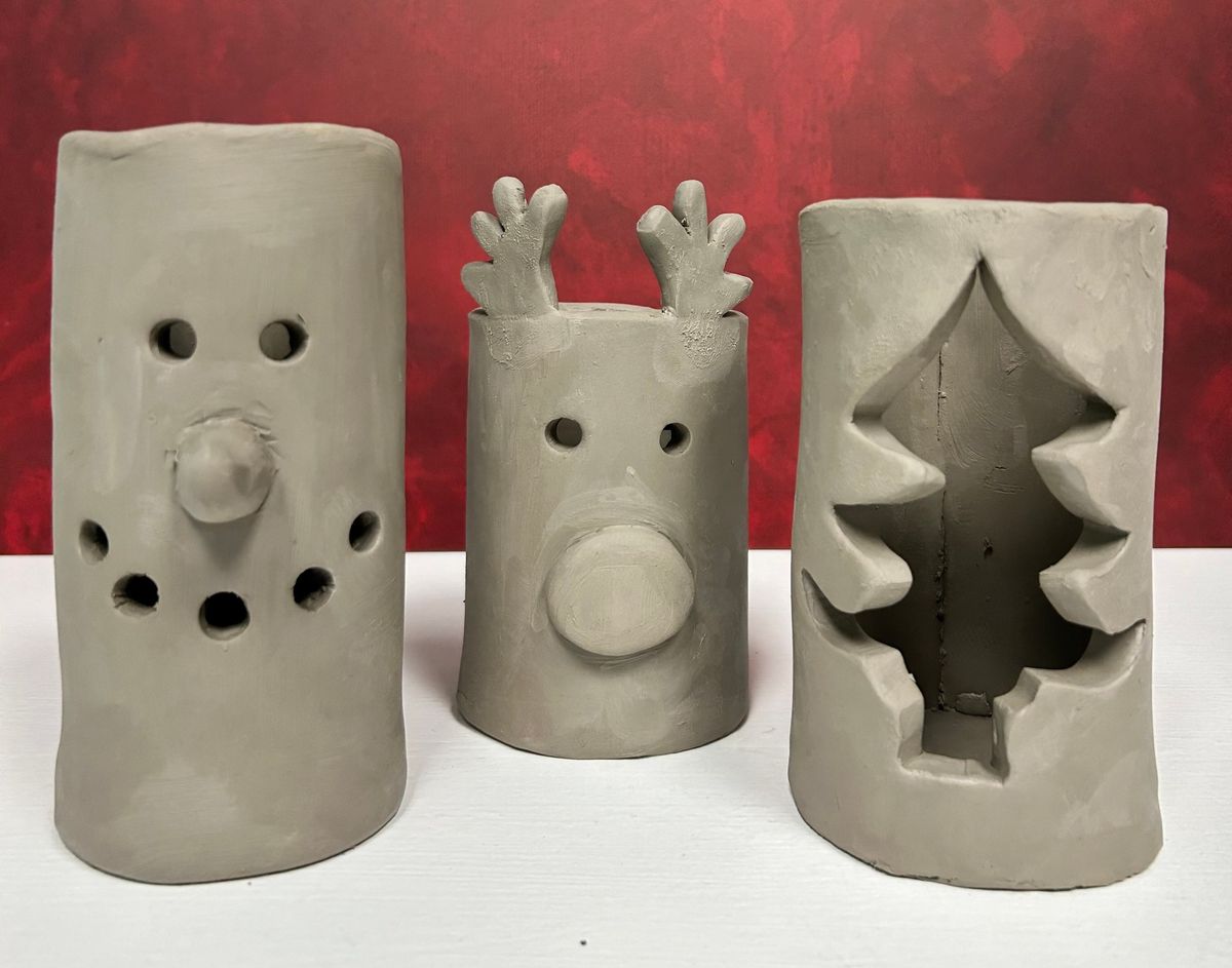 Winter Votives Clay Class