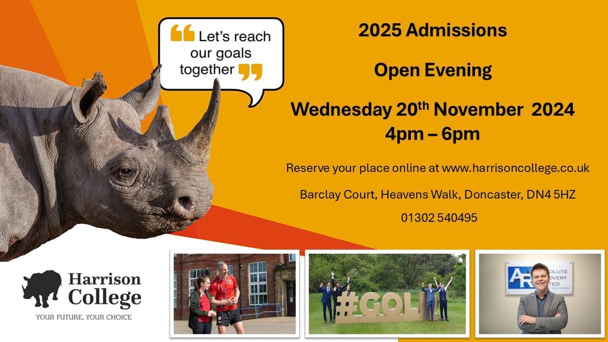 Harrison College Open Evening