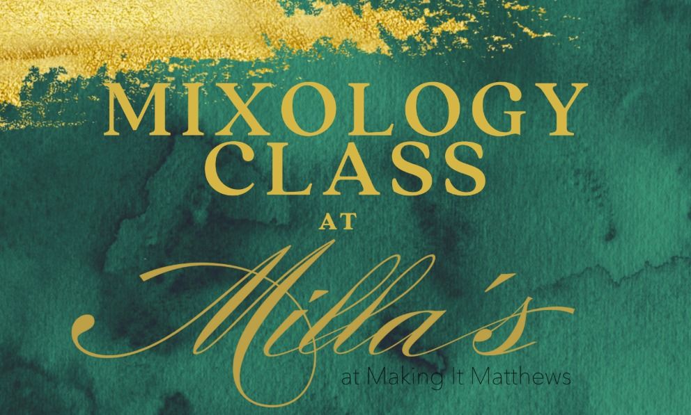 St. Patrick's Mixology Class at Milla's